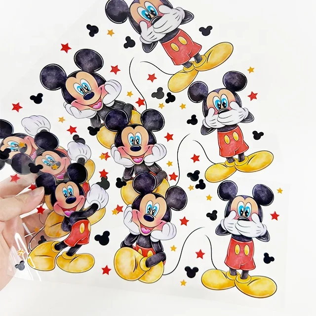 Libbey Glass 16oz 20oz 24oz Waterproof UV DTF Transfer Custom Logo PVC Heat Transfer Printing Sticker for Cups