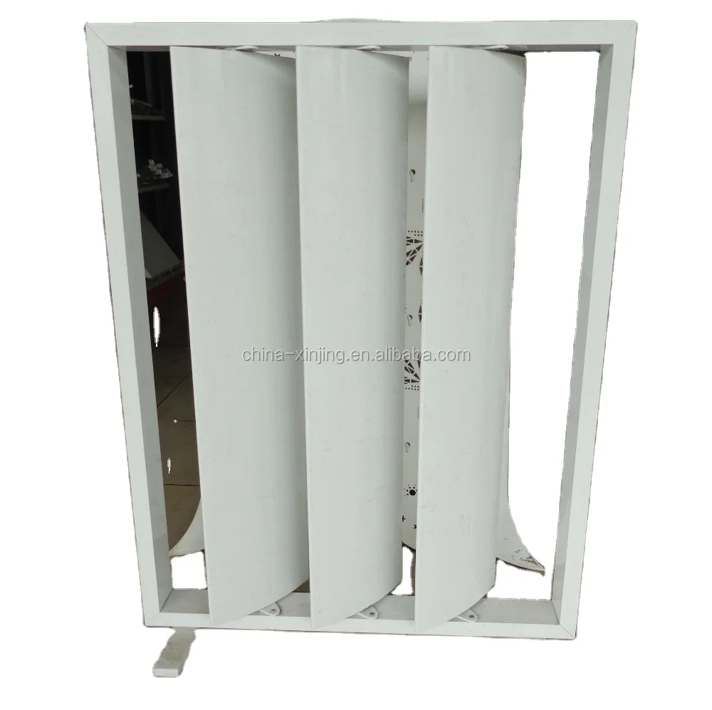 Window Exterior Extruded Aluminum Vertical Louvers