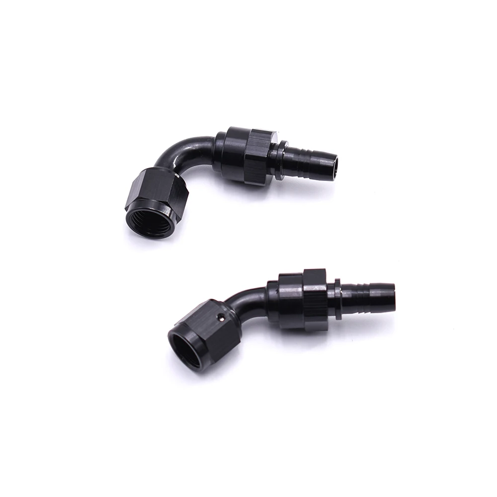 
aluminum female straight red& blue One Piece No Welding AN10 PTFE hose end 