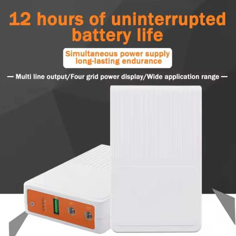 Wistino mini ups 12v power supply 8000 mAh long battery life set suitable for cctv camera router