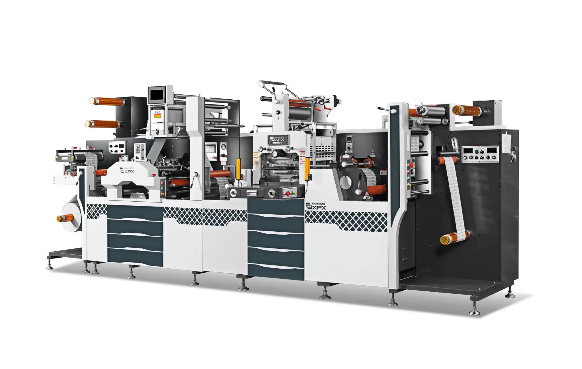 MDC-360-plus customization rotary and flatbed flexo cold stamping foiling and flatbed sticker die cutting machine