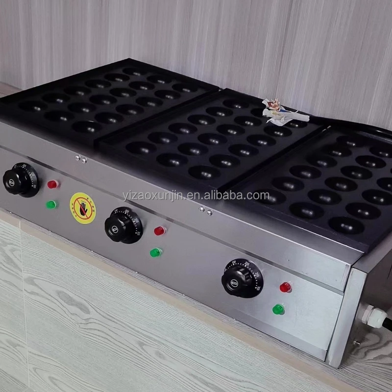 18-Hole Electric Fish Ball Making Machine Chinese Manufacturer Baking Oven
