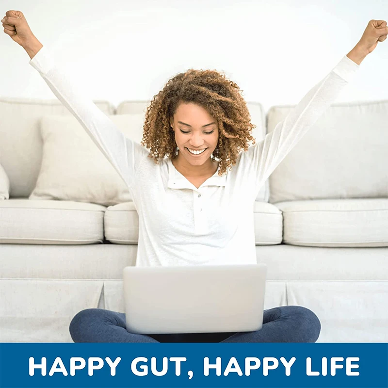 Private Label Vegan Digestive Support and Gut Health Vitamin C Supplement Organic Probiotic Gummies With Folic Acid