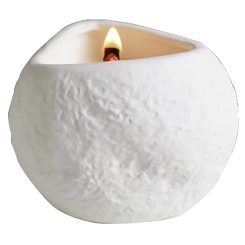 Wax Making Supplies Fancy Tea Oil Scent Candle With Gem