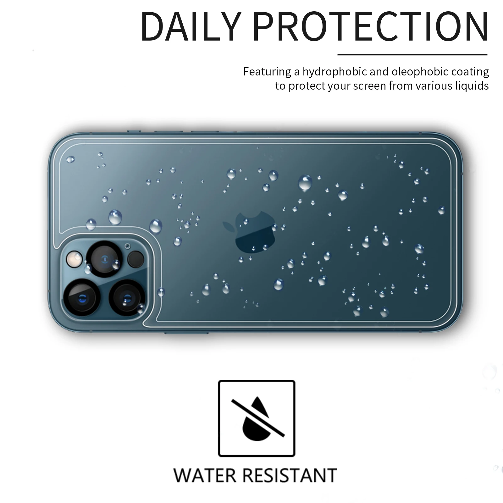 Hot Sale Lite Clear Mobile Phones His Dark Materials Back Film Tempered Glass Screen Protectors for iPhone 11 12 13 Pro Max