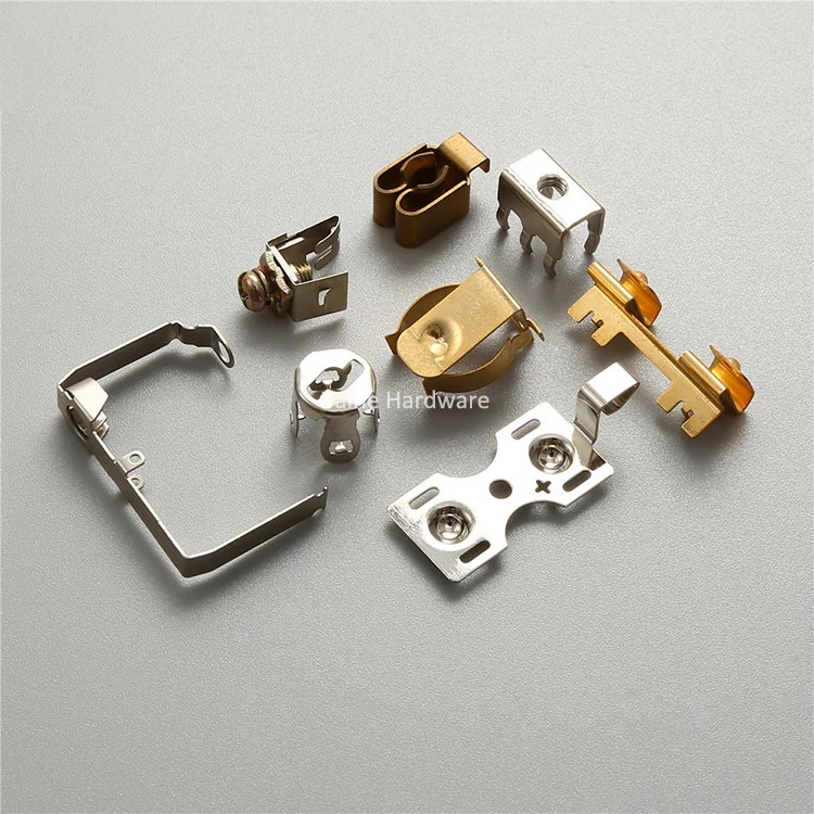 Brass Copper Silver Plating Battery Spring Contact Bending Battery Shrapnel