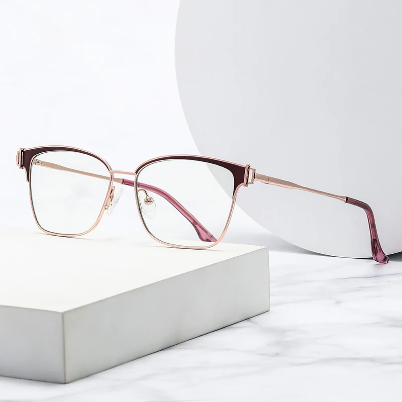 Wholesale Latest Design Fashion Optical Eyeglasses Optic Frames JS8612/JS8614/JS8617 Metal Frames Eyeglasses New Custom Designs