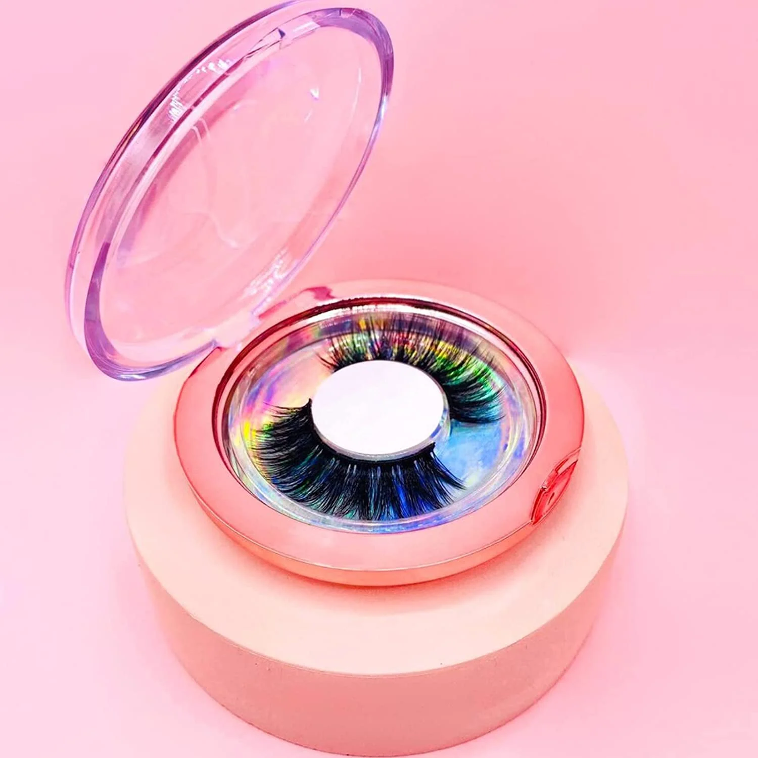 2022 Popular magnetic lashes single or double 3/5/6/10/magnet free glue magnetic eyelashes and custom package Magnetic