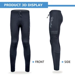 Men Neoprene Surf Wetsuit Pants Diving Suits For Snorkeling Swimming  1mm 1.5mm 2mm