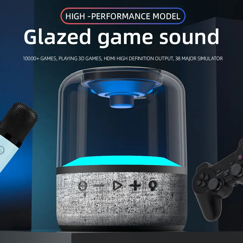 X16 64G 4kHD TV Game Stick Built-in 20000+ Games Wireless Gamepad Retro Handheld Game Player for GBA/DC