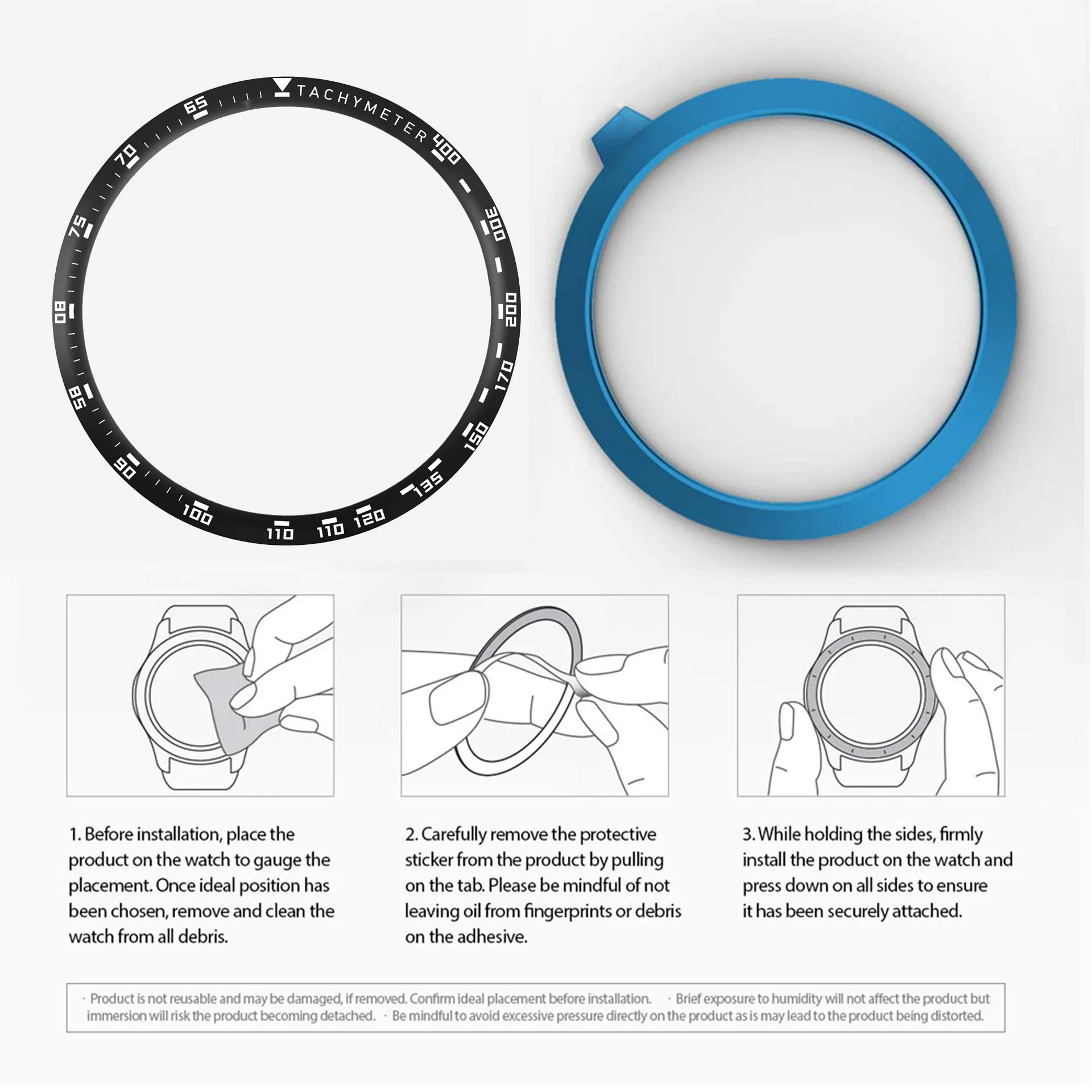 Eraysun Scale Metal Bezel Case Aluminum Ring For Huami AMAZFIT GTR 47mm Metal Bezel Smart Watch Accessories
