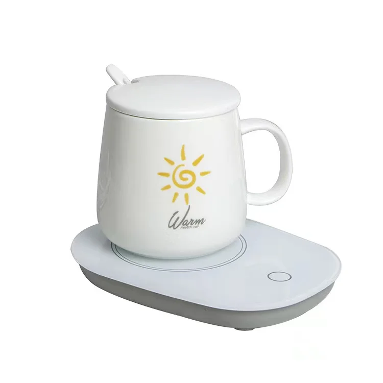 55 Degrees Cup Smart Usb Electric Heat Coffee Ceramic Mug Warmer Heating With