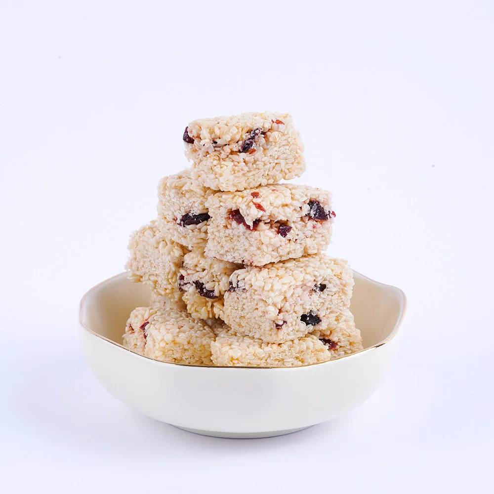 Healthy Sweet Leisure Food Bulk Kumquat Peanut Crisp Candy Crunchy Nut Bites Sesame Cranberry Candy Various Nut Bars Available