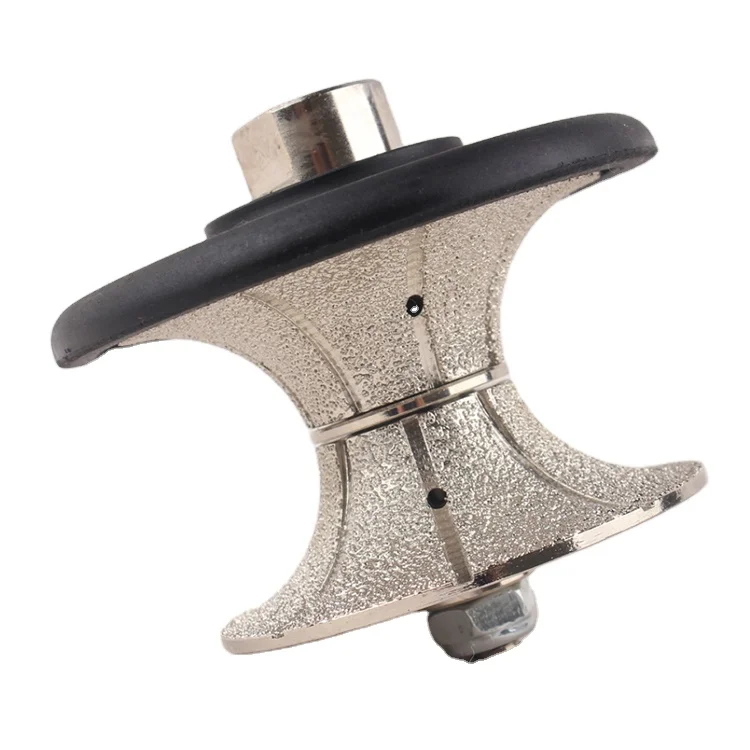 Granite Marble Profiling Tools M14 Bullnose Grinding Tool Vacuum Brazed Diamond Profiling Wheel Router Bit
