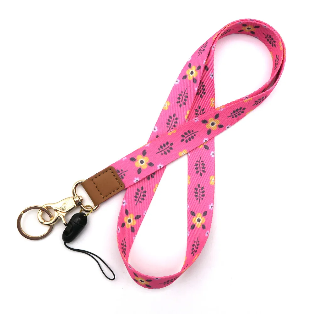 BSBH Customized Safety Durable Leather Lanyard Eco-Friendly Material For Key Car Short Strap Key Chain Wrist Lanyard