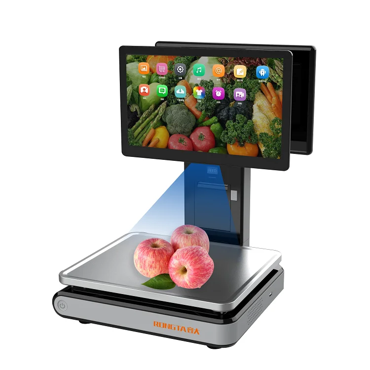 Rongta Aurora D2 AI Camera Receipt Printing Scale PC Scale Android Windows Operating System 30kg 15kg