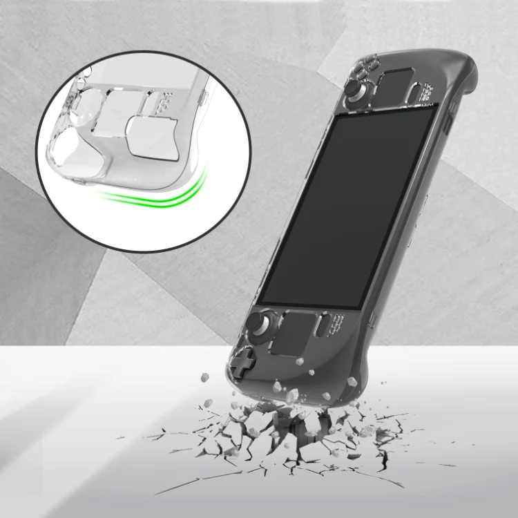 Противоударный прозрачный защитный чехол из поликарбоната для палубы пара, прозрачный чехол для игровой консоли