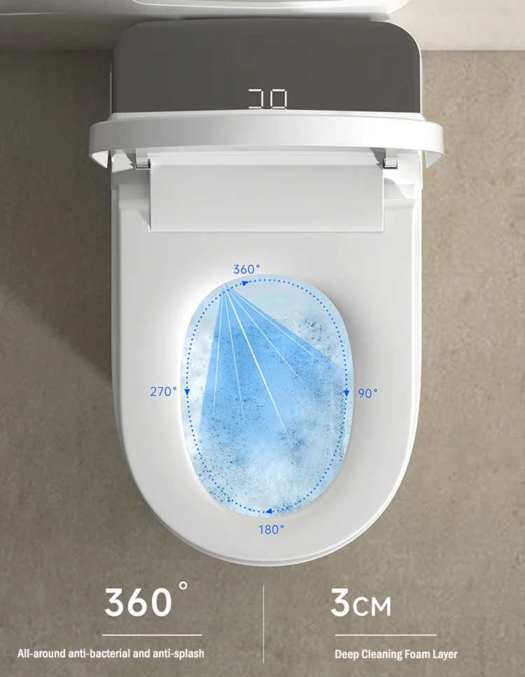 WC high-end good quality new arrival intelligent sanitary ware toilet bathroom ceramic floor mounted automatic smart toilet