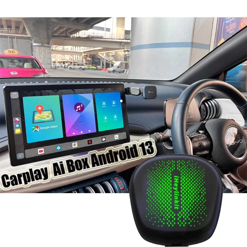 Беспроводной автомобильный игровой интерфейс Smart Android 13 для BYD Youtube Netflix Video Play USB Plug and Play