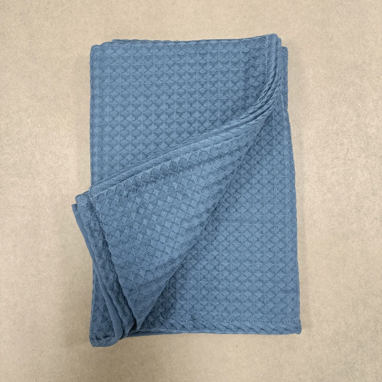 Hotel thick waffle weave bath towel 100% cotton waffle weave blanket