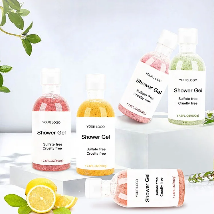 Factory Fruit Fragrance Smoothing Relief Hotel Luxury Organic Natural Shower Gel Perfume Body Wash