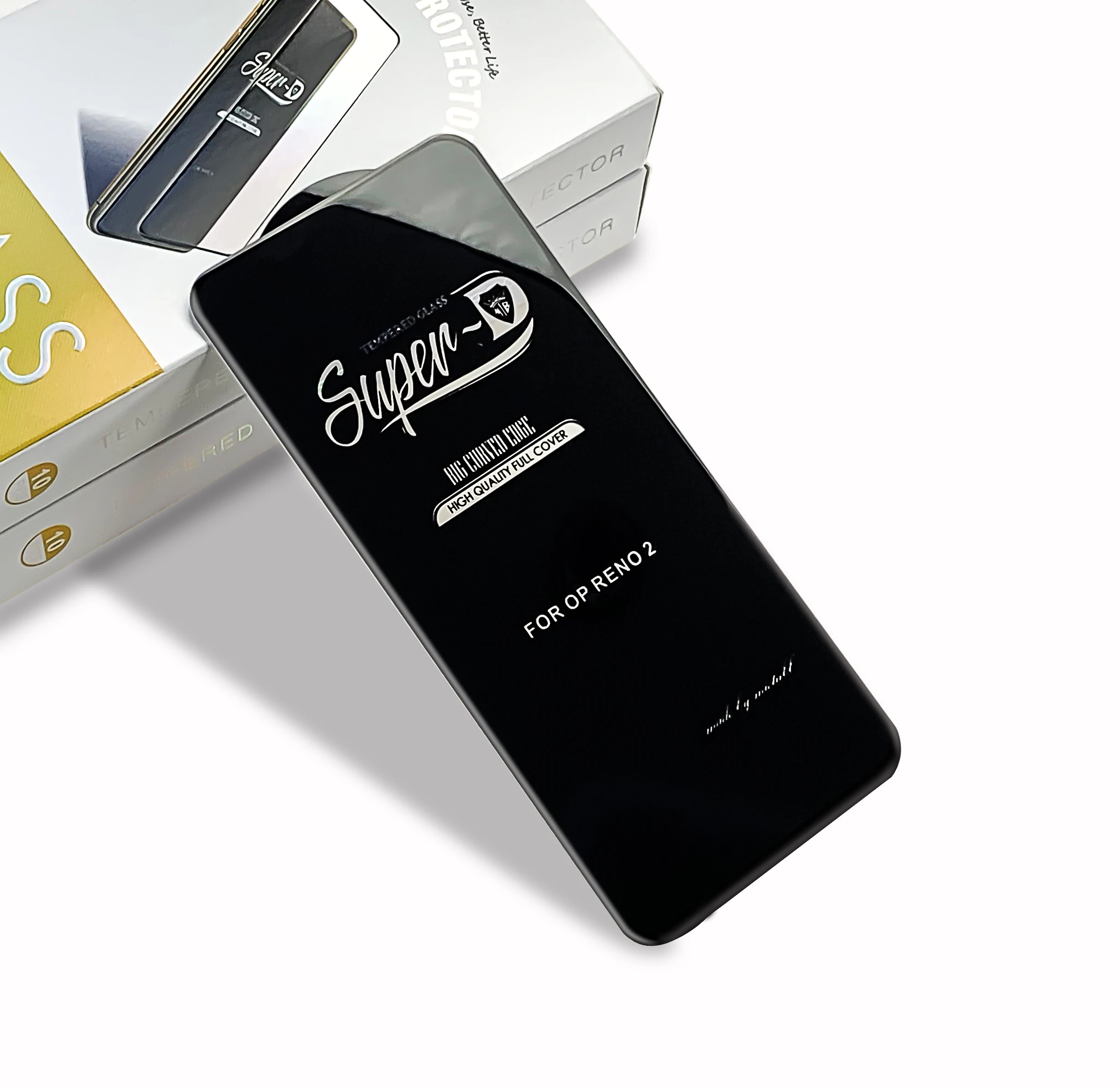 Super-D for SAM M51 OPPO REALME  6/V5 5G/RENO 2 accessories big curved edge Premium tempered glass screen protector