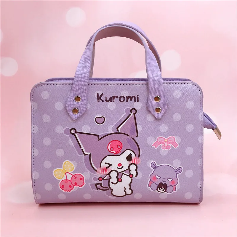 DHFHot Selling Kawaii Sanrioed Mini Bag Anime Cinnamoroll My Melody Kuromi Kids Gifts Portable Storage Cion Wallet Purse Bags