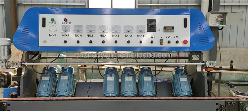 4 engines glass edging machine