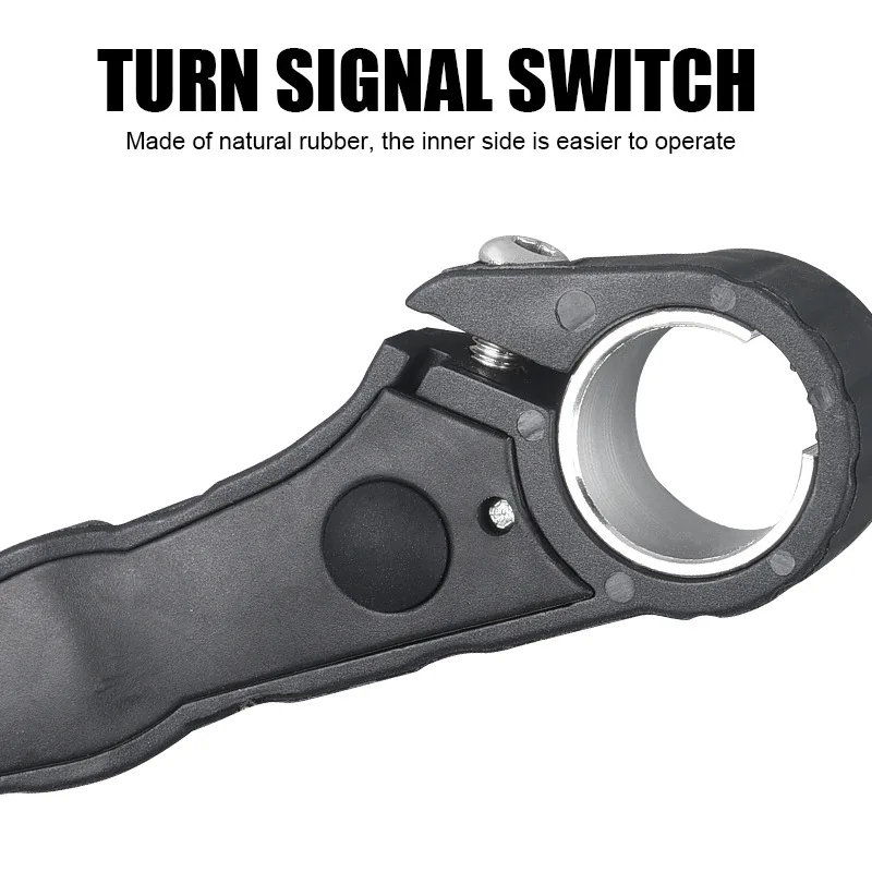 Bike Handlebar Turn Signal Lamp Bike Bar Ends with Turn Signal LED Light for 22.2mm Mountain Bike Bar