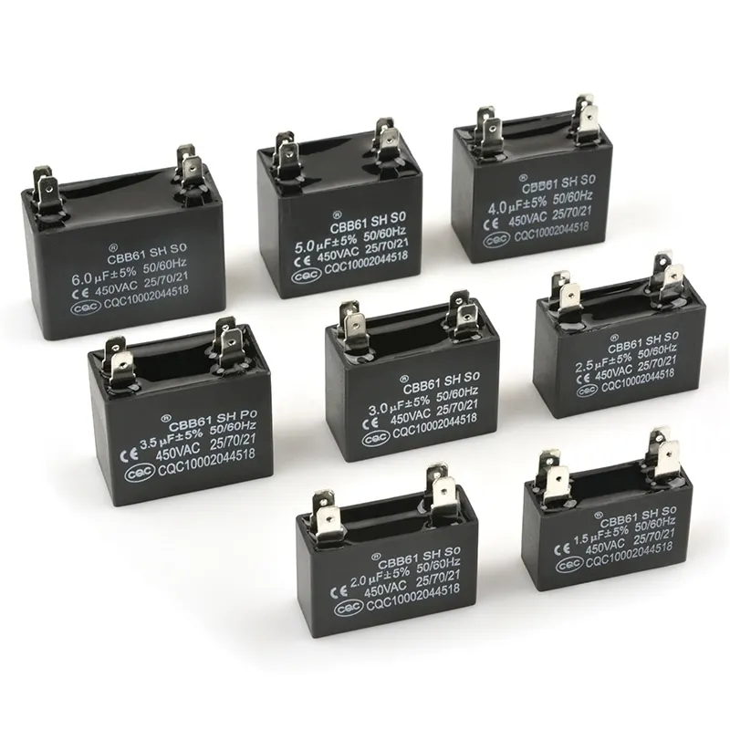 High quality CBB-61 fan capacitors 5 uf 7 uf
