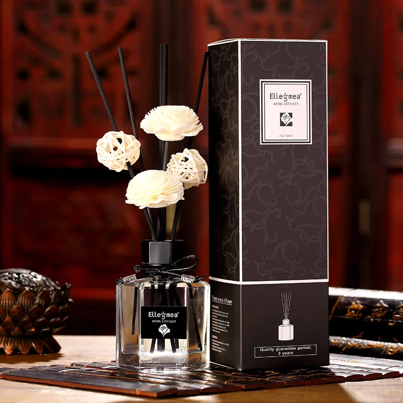 
Wholesale Luxury Custom Glass Bottle Aromatic Essential Oil Scent Stick Reed Diffuser 