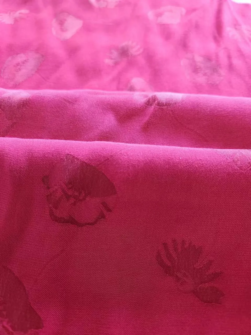 import fabric cupro rayon jacquard fabric for women garment