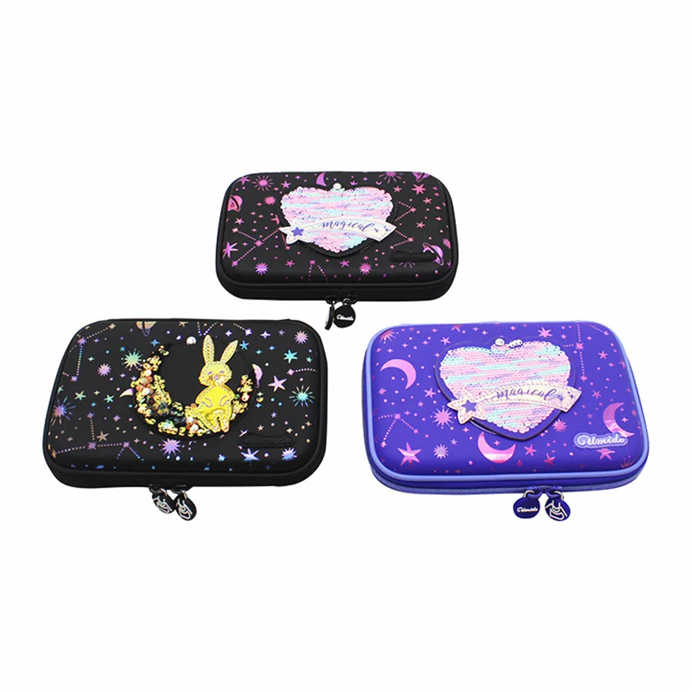 Custom Printed Eva Pencil Case Pencil Storage Box 3D Stationary Case For Office School Supplier