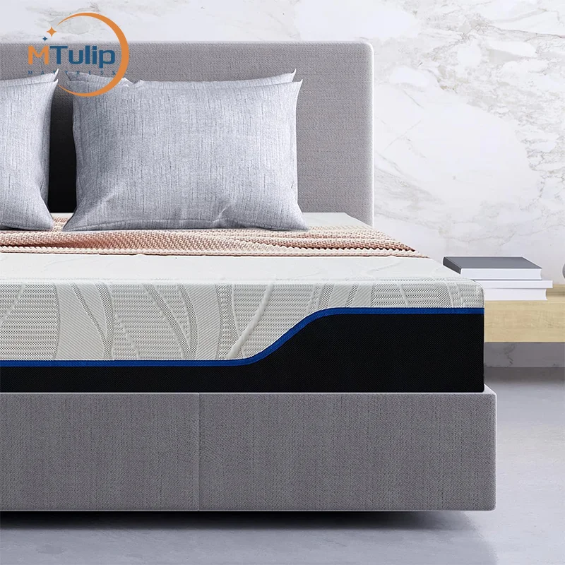 Hot wholesale home furniture customizable latex hotel queen bed mattress king size memory foam pocket spring mattresses