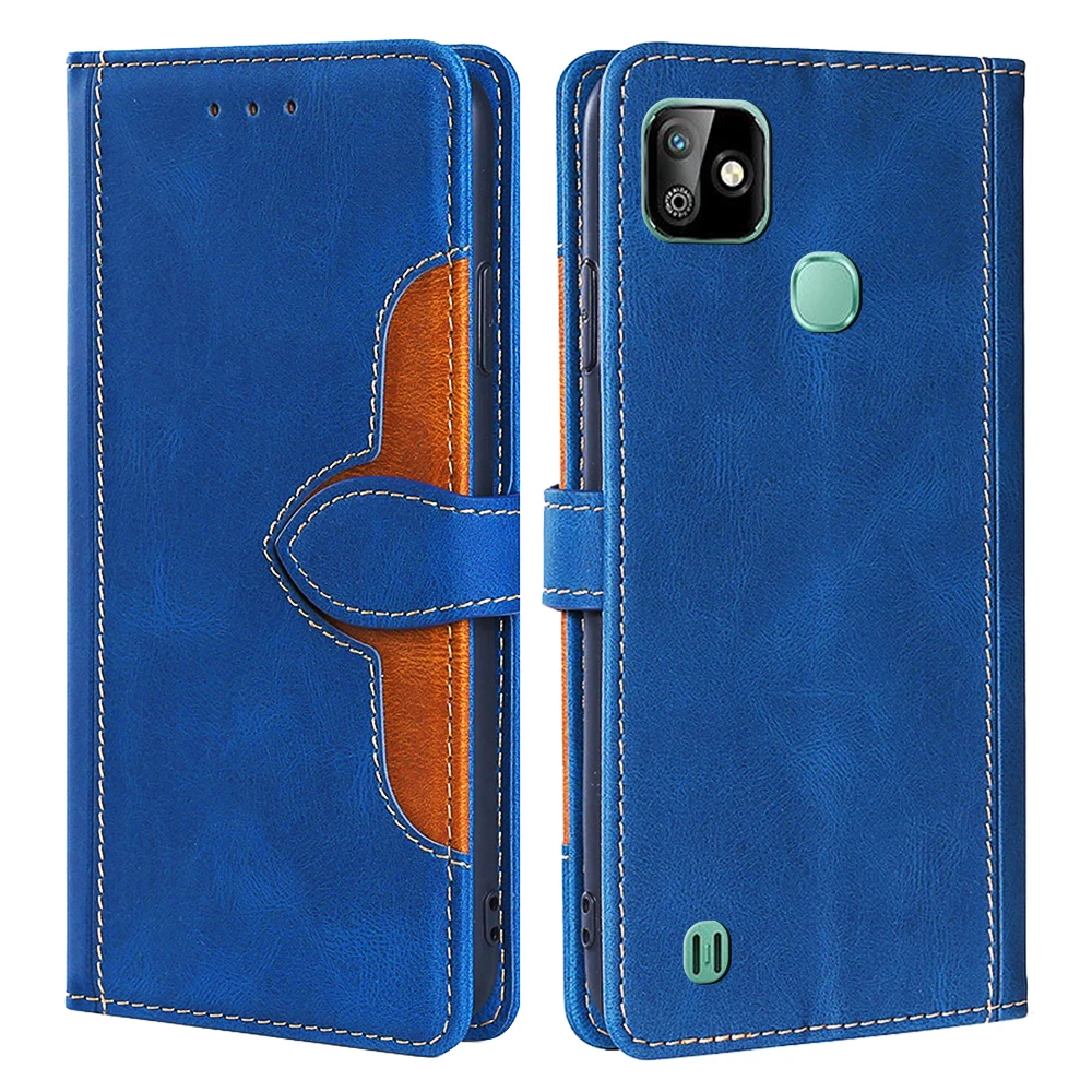 Кожаный чехол-книжка для мобильного телефона Infinix Hot 7 8 9 10 Lite Itel Vision 1 Tecno Spark 7 6 Pop 4 5 Camon 17 15 Air