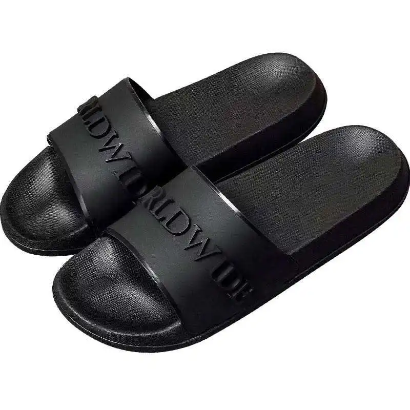 Manufacturer custom brand logo slide slipper unisex designer 3D sandals customized slipper with deboss logo slides slipper
