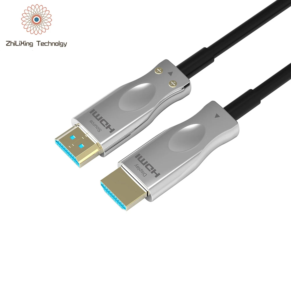 OEM buy New Arrival Factory Price HDMI 2.0 AOC Cable 2k 4k 8k 60hz HDMI Fiber Optic HDMI Cable 20M 40M 50M 100FT 100M