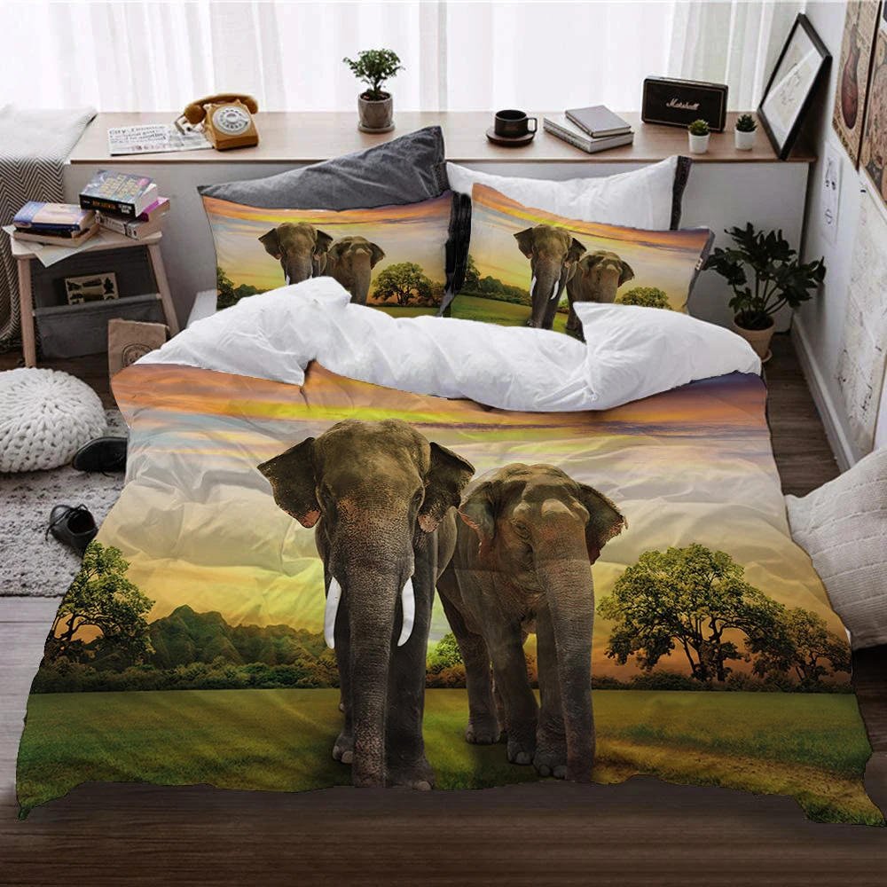 Лидер продаж, роскошный модный мягкий персонализированный Комплект постельного белья из 4 предметов с принтом на заказ