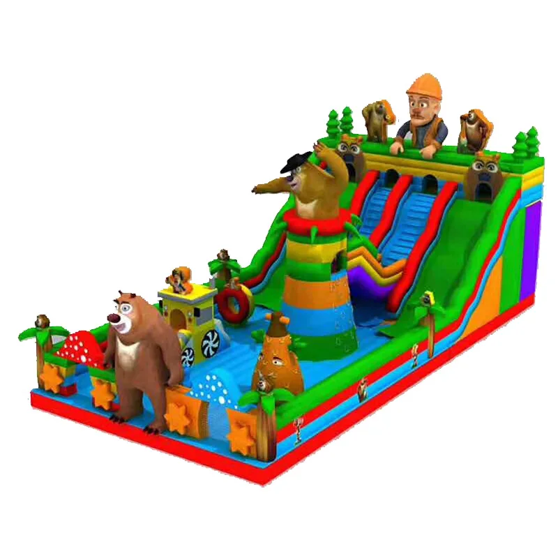 Children Princess Jumper Inflatable Water Slide Bouncy Castle Combo Inflatable Bouncer With Water Slide Pool