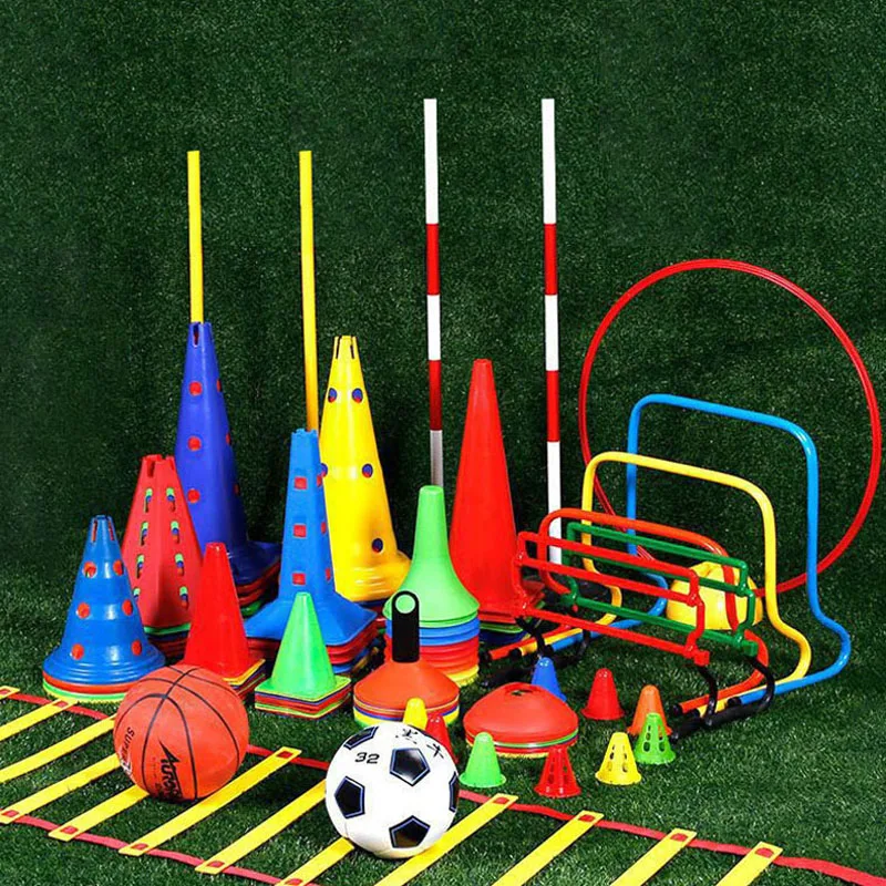 Disc Cones Agility Soccer Cones with Carry Bag and Holder for Training Football Kids Sports field Cone Markers