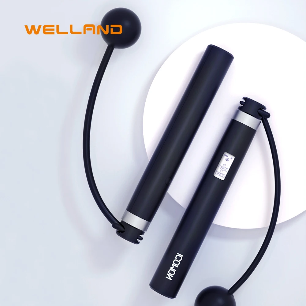 Welland Smart Skipping Rope Hot Selling Kids Jumping Skipping Rope Jump Ropes with USB cable