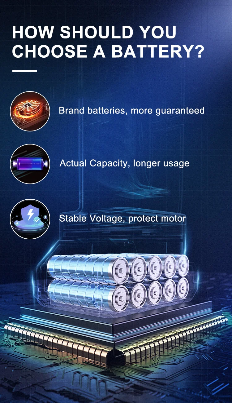 Беспроводной триммер для травы HENGLAI 20 в электротриммер с литий-ионным