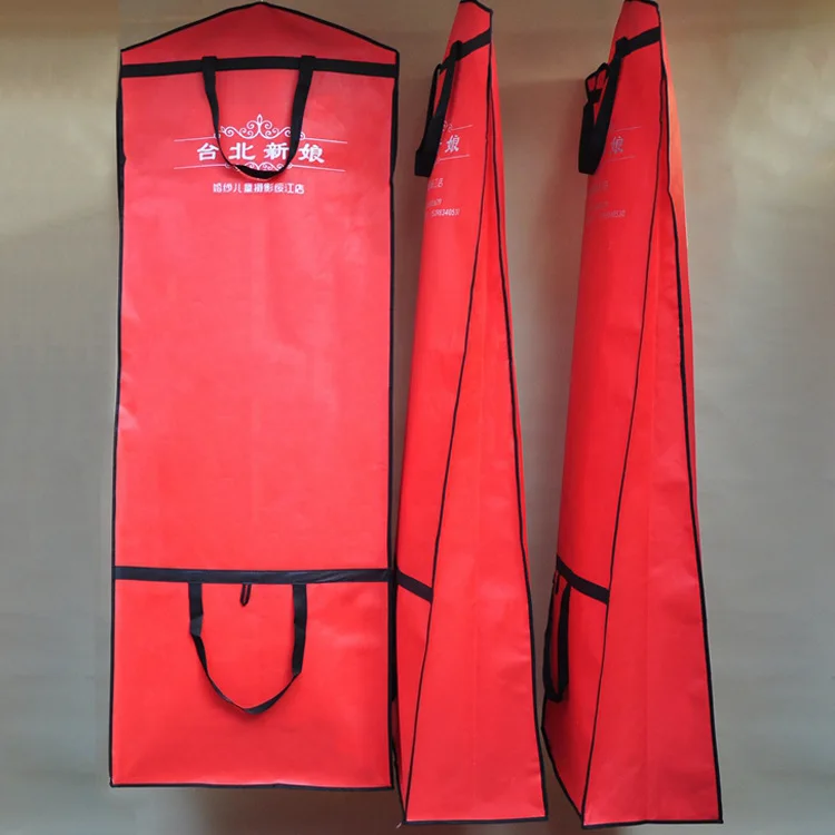 Free sample Garment Cover Bag bridal garment bags suit garment packing bag