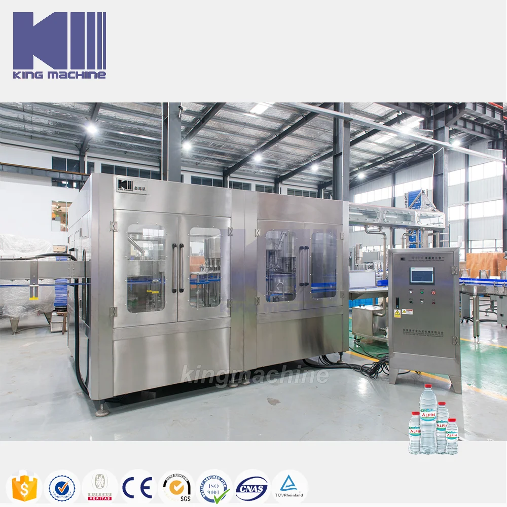 Good Quality 3 in 1 350ml 500 Ml 750ml Automatic Mineral Pure Water Filling Packaging Machine 1000Ml