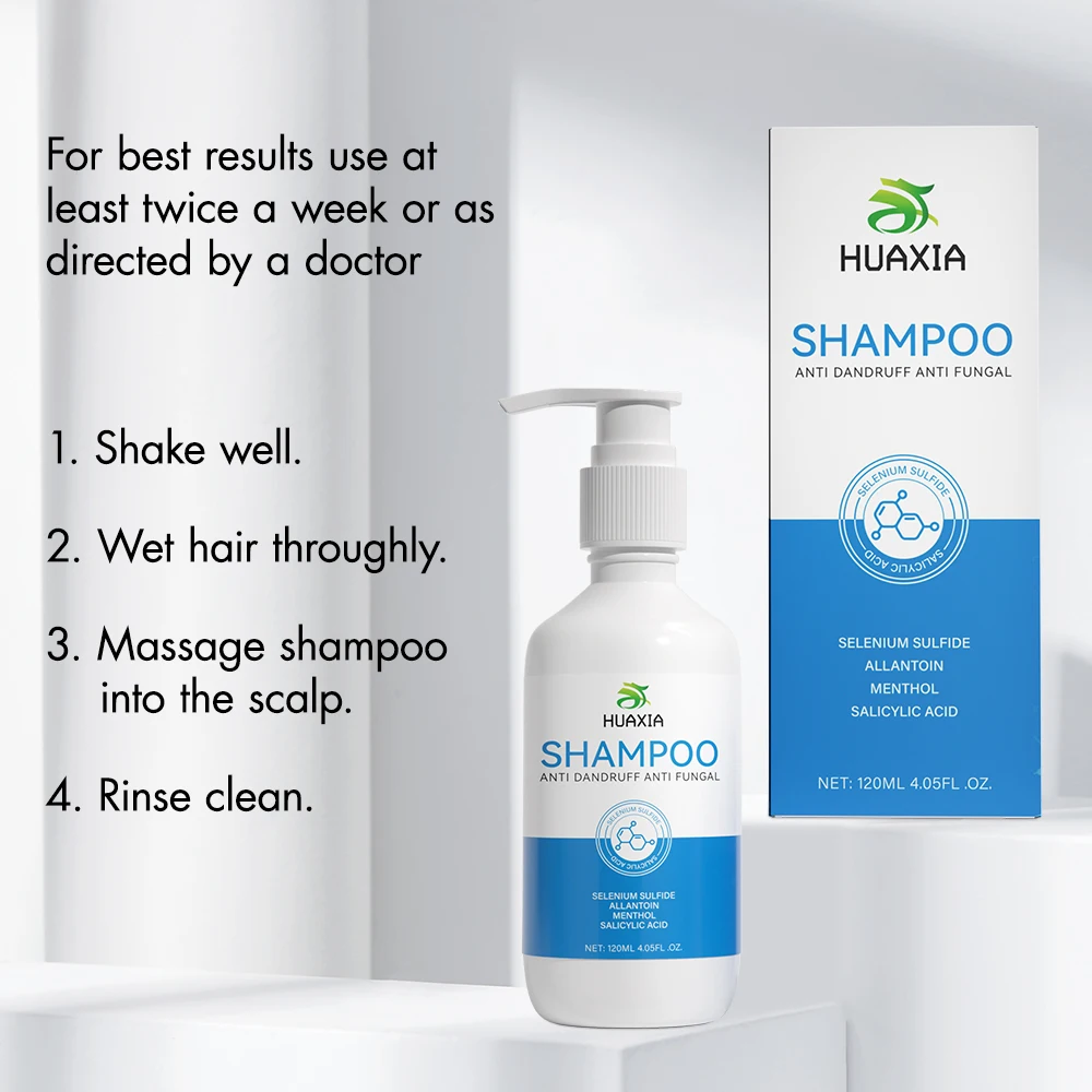 Customised Selenium Disulfide 1% Anti-Dandruff Shampoo And Conditioner Relieves Itching Salicylic Acid Anti Fungal Shampoo