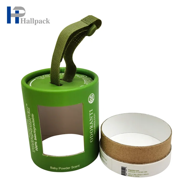 High Quality Rigid Cardboard Mug Cup Gift Paper Tube Recyclable PVC Window Water Drink Cup Packaging Tubes