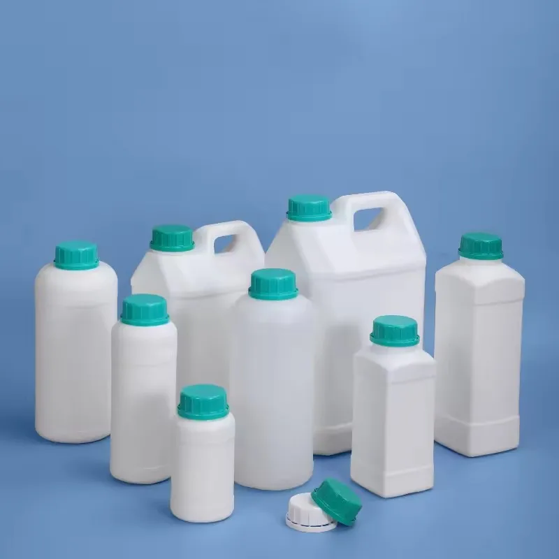 1000 мл пустая лаборатория HDPE Химический реагент вода жидкое удобрение Агрохимическая бутылка с крышкой