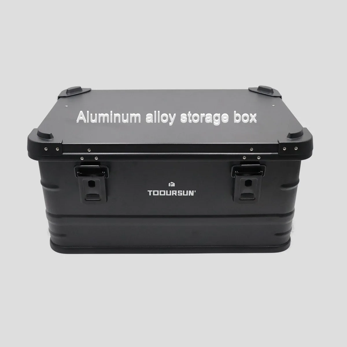 Aluminum Alloy Storage Outdoor Box Vehicle Mounted Camping Equipment Travel Sundries Large Capacity Storage Box