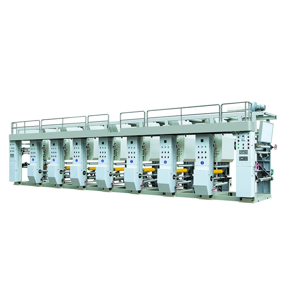 high speed central drum ceramic roller 2 4 6 8 colors stack type flexo printing machine manufacturers