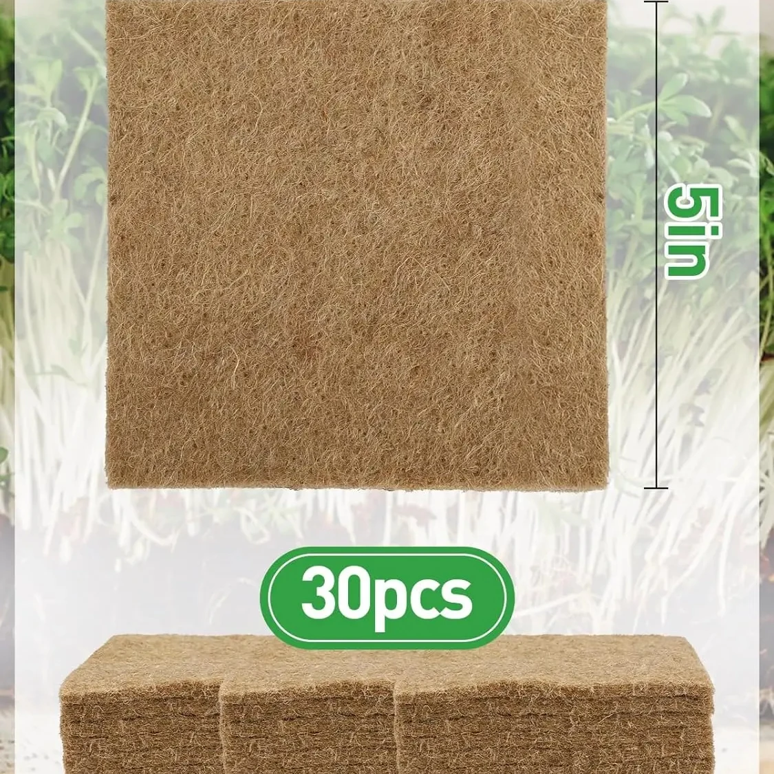Environment Friendly Nonwoven Needle Punched Natural Jute Felt For Agriculture Microgreens